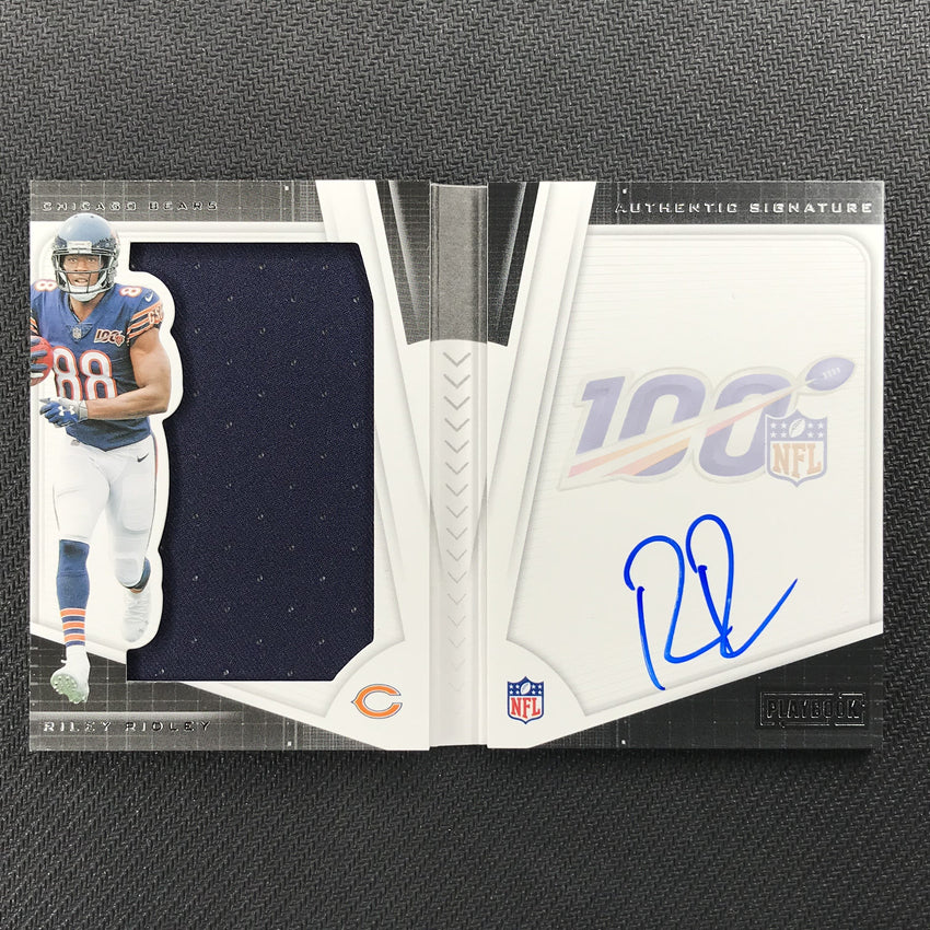 2019 Playbook RILEY RIDLEY Rookie Jersey Auto Booklet 49/225-Cherry Collectables