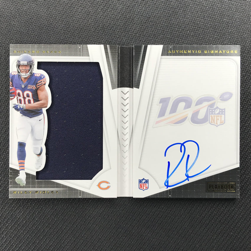 2019 Playbook RILEY RIDLEY Rookie Jersey Auto Booklet 122/125-Cherry Collectables