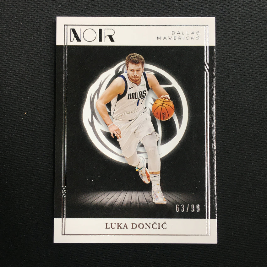 2020-21 Noir Luka Doncic Base Association Edition Silver 63/99