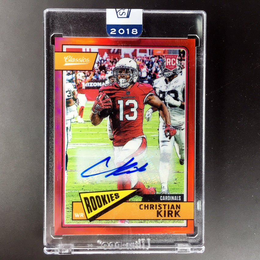 2018 Honors CHRISTIAN KIRK Rookie Classics Auto Red 3/15-Cherry Collectables