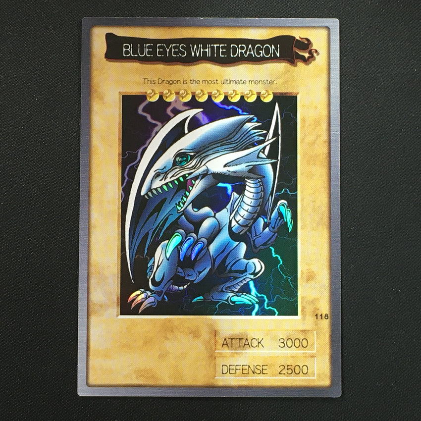 Blue-Eyes White Dragon - 118 - 1999 Japanese Bandai Duel Monsters "English"