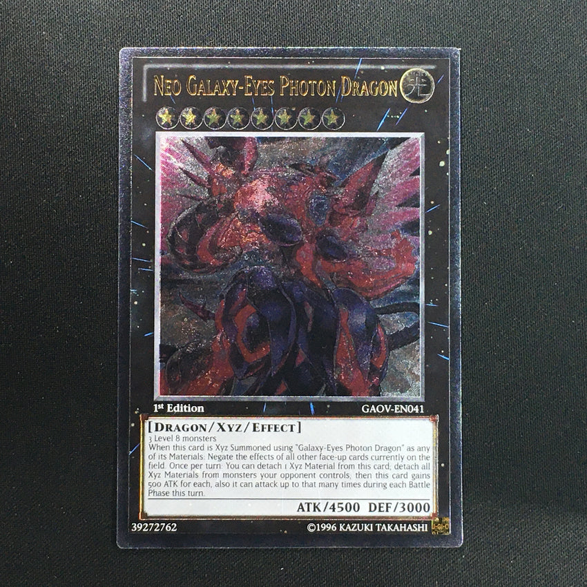 Ultimate Rare - Neo Galaxy-eyes Photon Dragon - Gaov-en041 1st Edition