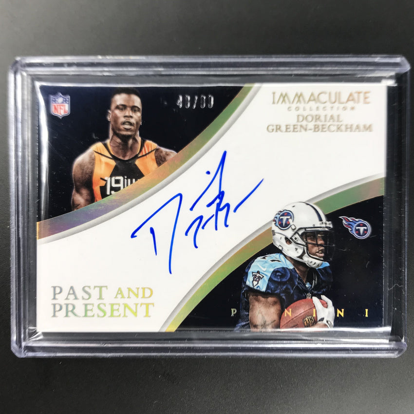 2015 Immaculate DORIAL GREEN-BECKHAM Past And Present Auto 48/99-Cherry Collectables