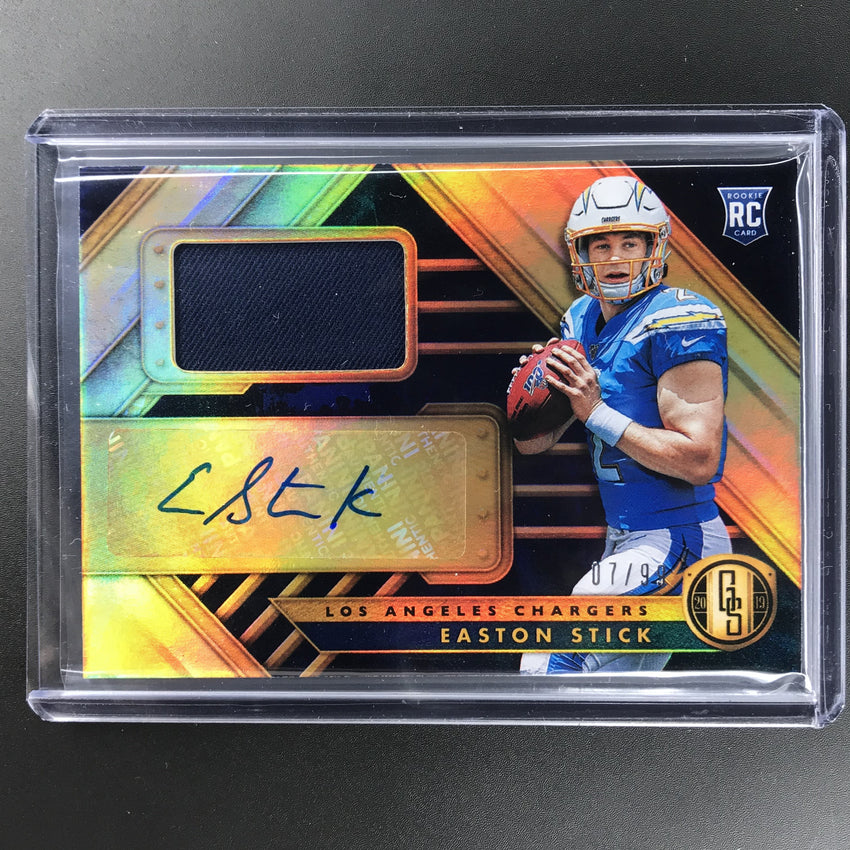 2019 Gold Standard EASTON STICK Rookie Jersey Auto 7/99-Cherry Collectables
