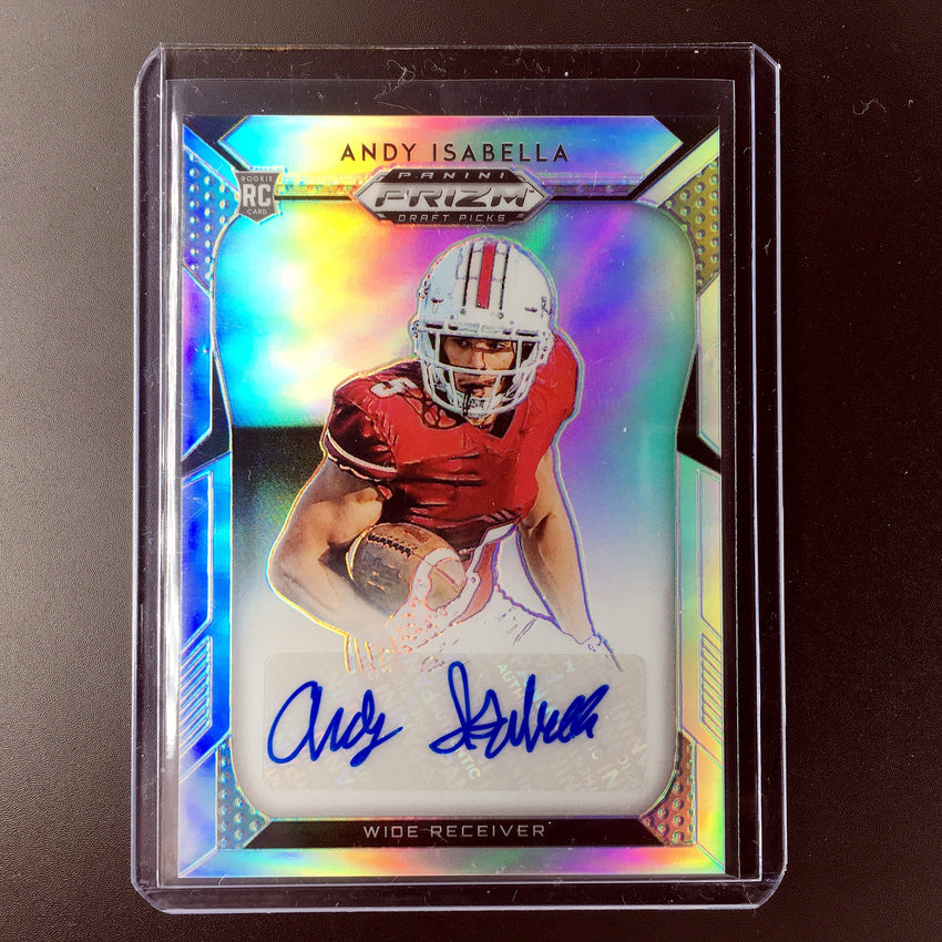 2019 Prizm Draft Picks ANDY ISABELLA Silver Prizm Auto #280-Cherry Collectables
