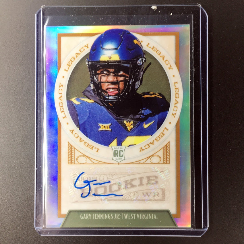 2019 Legacy GARY JENNINGS JR Rookie Auto Silver #167-Cherry Collectables