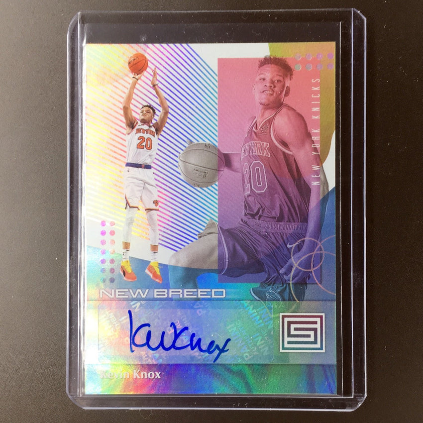 2018-19 Status KEVIN KNOX New Breed Rookie Auto #NB-KNX-Cherry Collectables