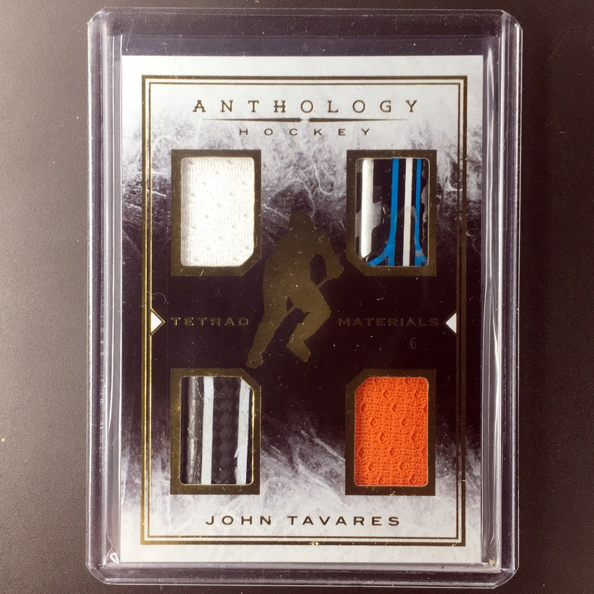 2014-15 Anthology JOHN TAVARES Tetrad Materials 41/80-Cherry Collectables