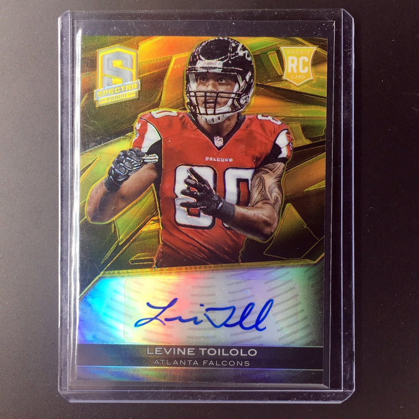 2013 Spectra LEVINE TOILOLO Rookie Gold Auto 3/10-Cherry Collectables