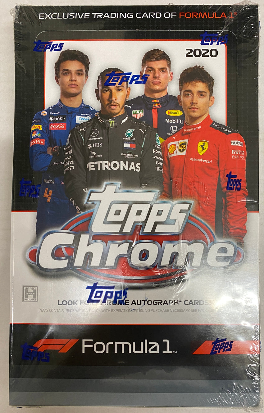 2020 Topps Chrome Formula 1 Racing Hobby Box (Pre Order Apr 23)-Cherry Collectables