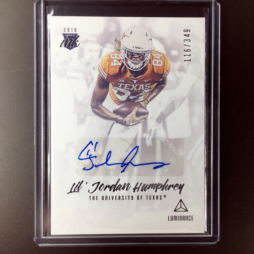2019 Luminance LIL JORDAN HUMPHREY Rookie Auto 116/349-Cherry Collectables