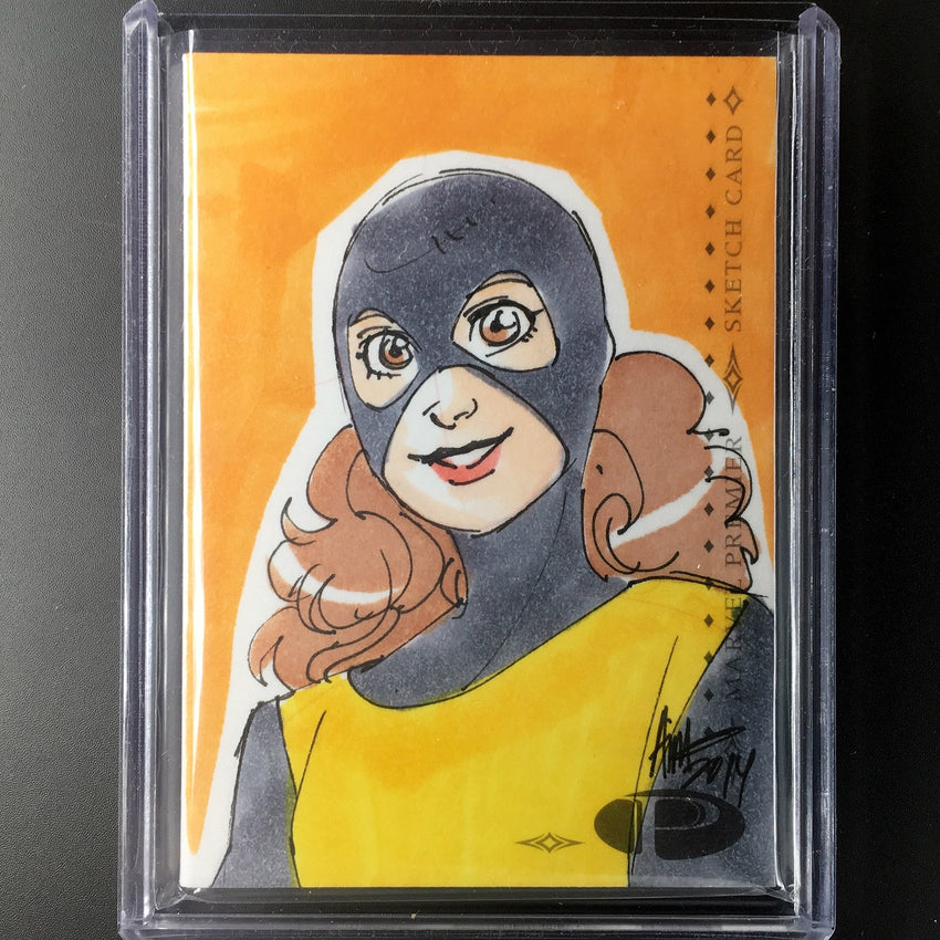2014 Marvel Premier KITTY PRYDE 2-Panel Booklet Sketch Irma Ahmed 1/1-Cherry Collectables