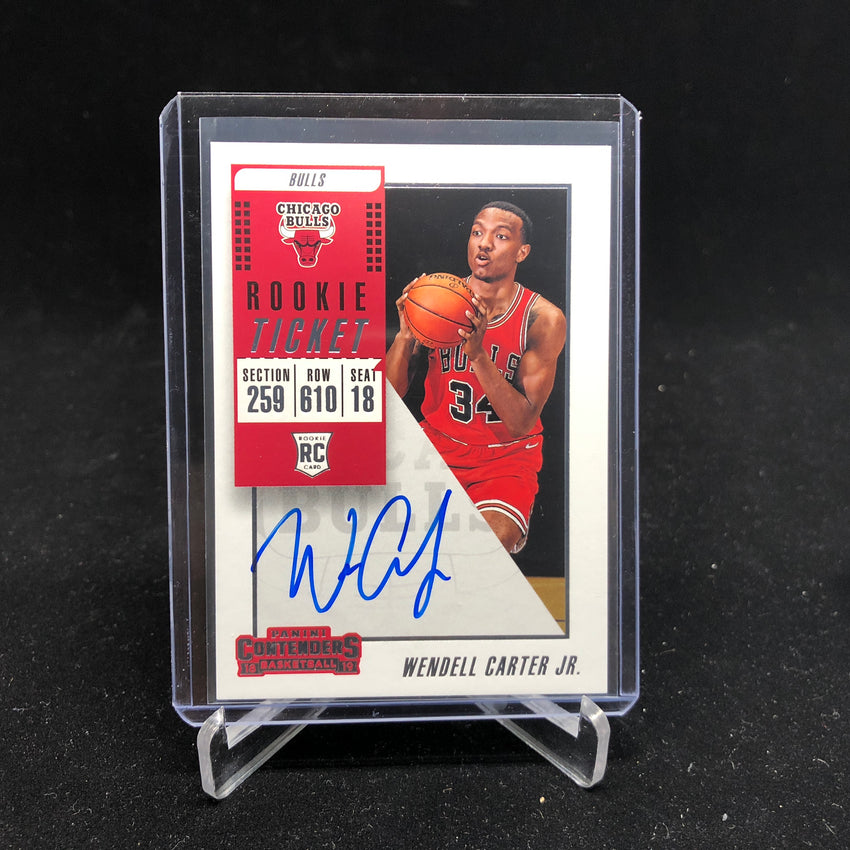 18-19 Contenders WENDELL CARTER JR. RC Rookie Ticket Variation Auto-Cherry Collectables