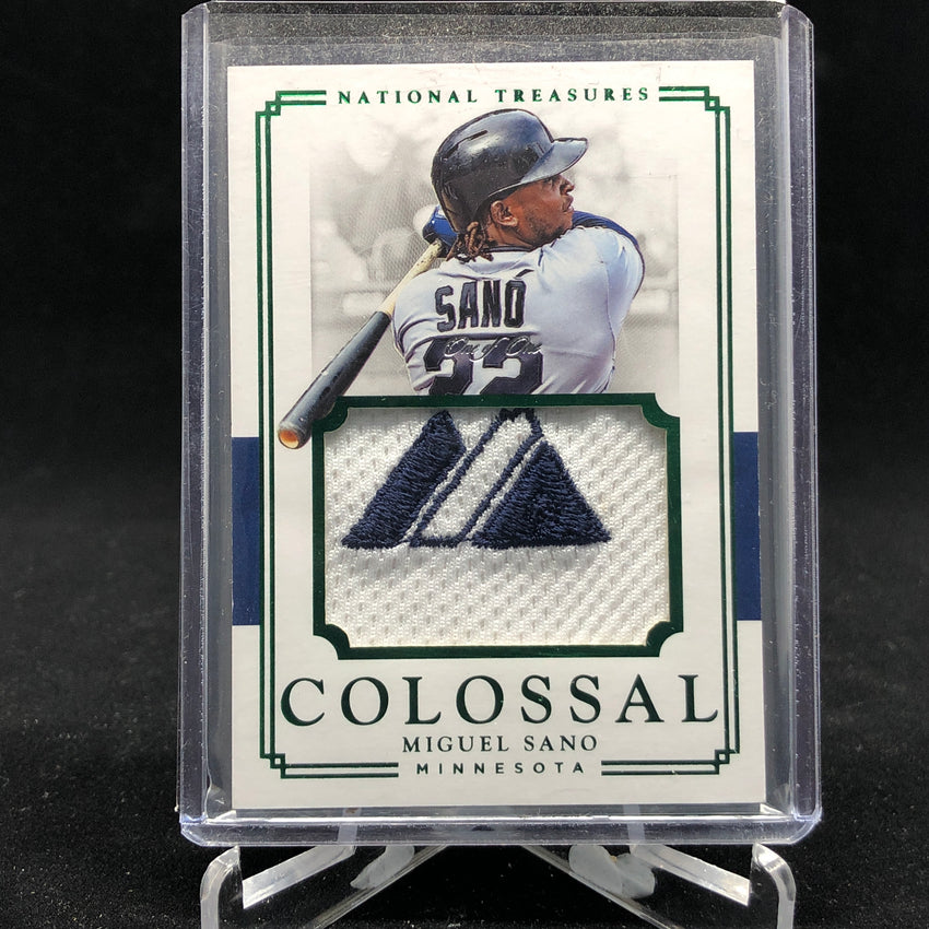 2018 National Treasures MIGUEL SANO Colossal Twins Patch 1/1-Cherry Collectables