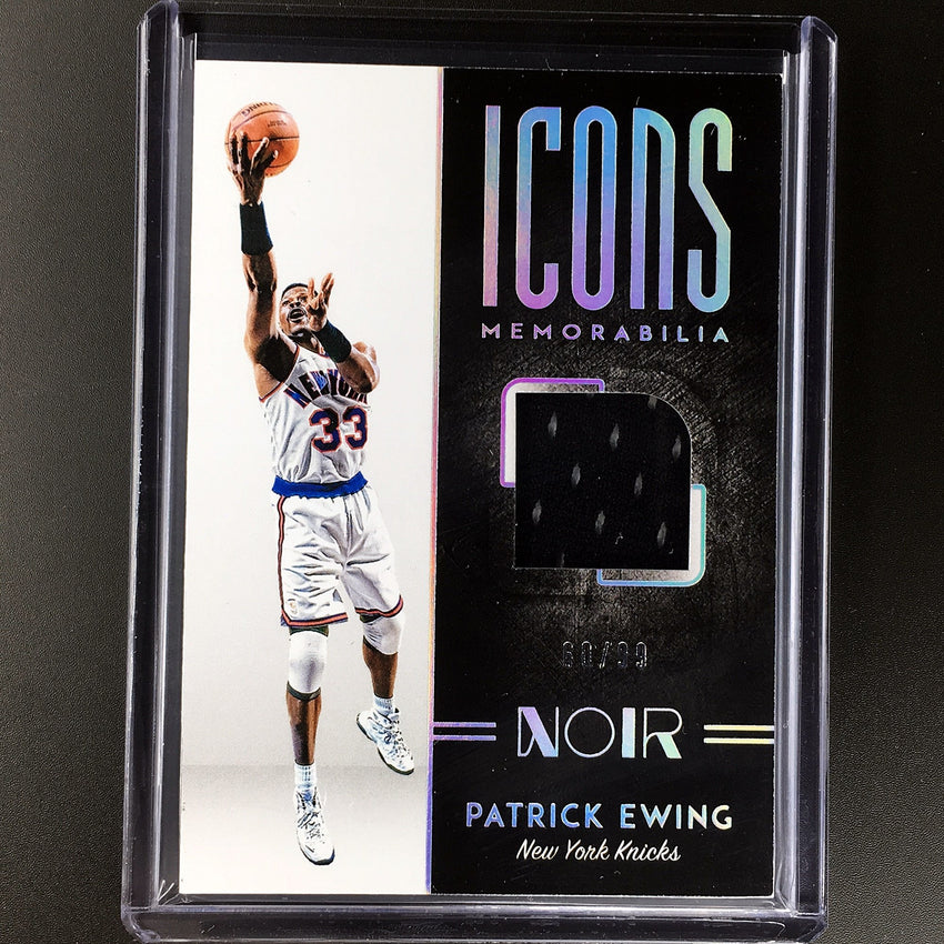 2018-19 Noir PATRICK EWING Icons Jersey 60/99-Cherry Collectables
