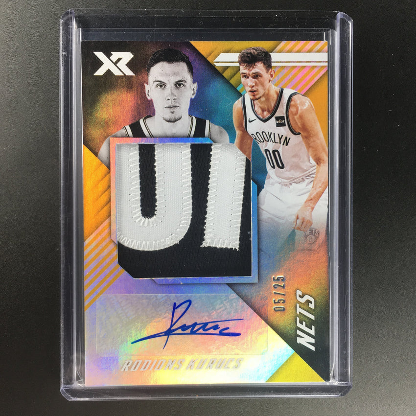 2018-19 Chronicles RODIONS KURUCS XR Rookie Patch Auto Gold 5/25-Cherry Collectables