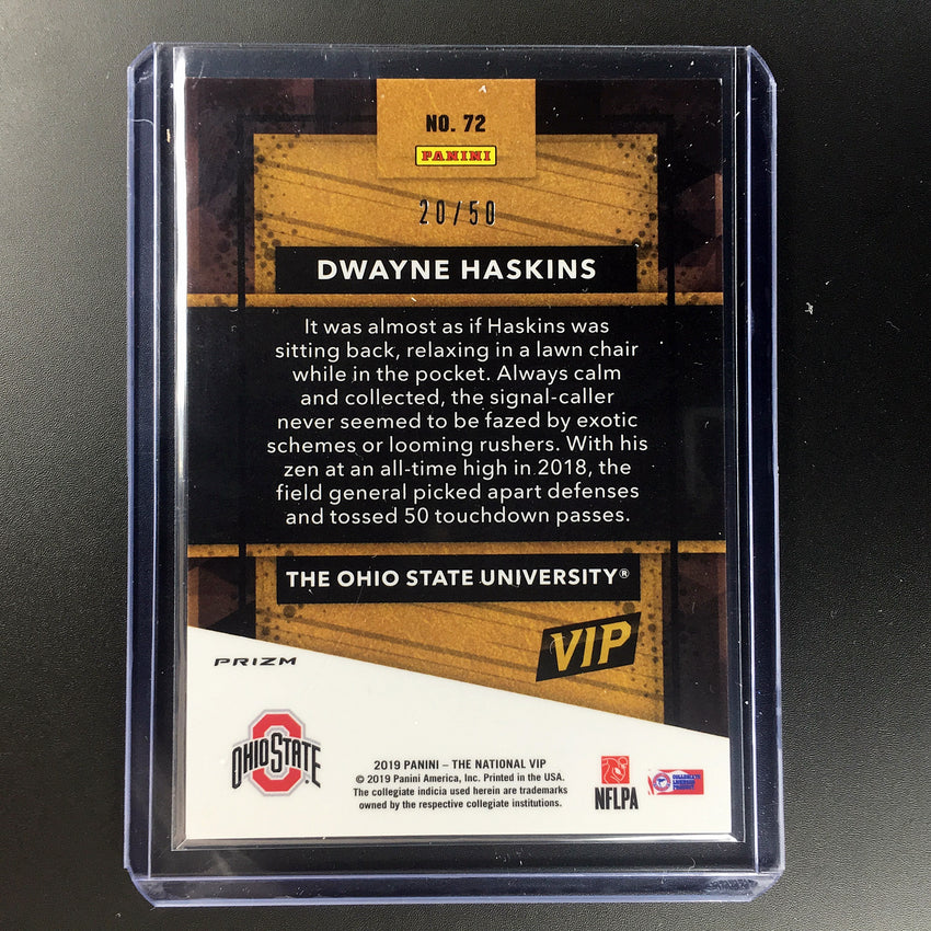 2019 The National DWAYNE HASKINS Pink Prizm Rookie 20/50-Cherry Collectables
