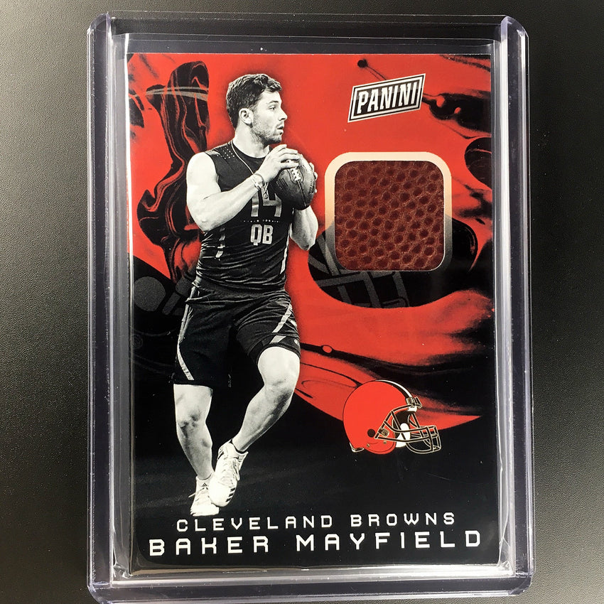 2019 The National BAKER MAYFIELD Ball Patch #BM-Cherry Collectables
