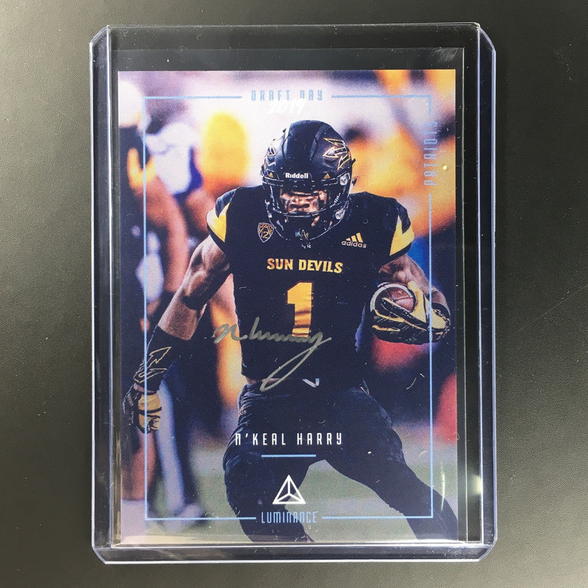2019 Luminance N'KEAL HARRY Draft Day Rookie Auto #NK-Cherry Collectables