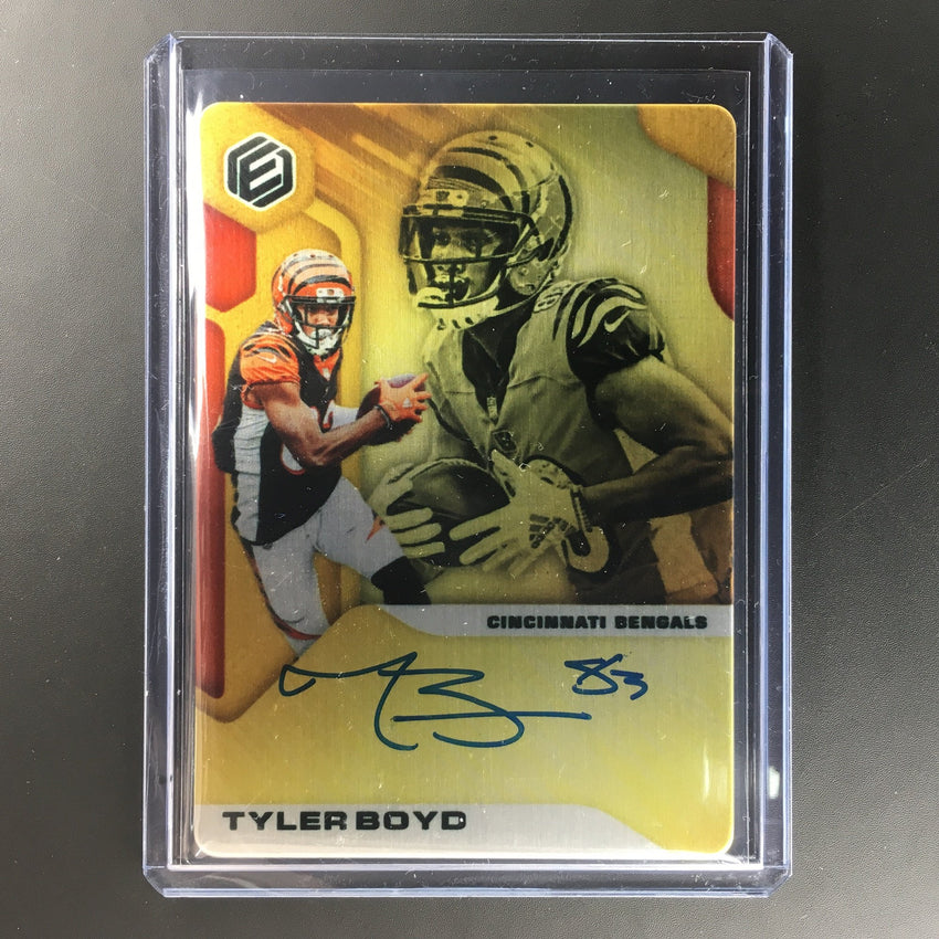 2019 Elements TYLER BOYD Metal Gold Auto 1/50-Cherry Collectables