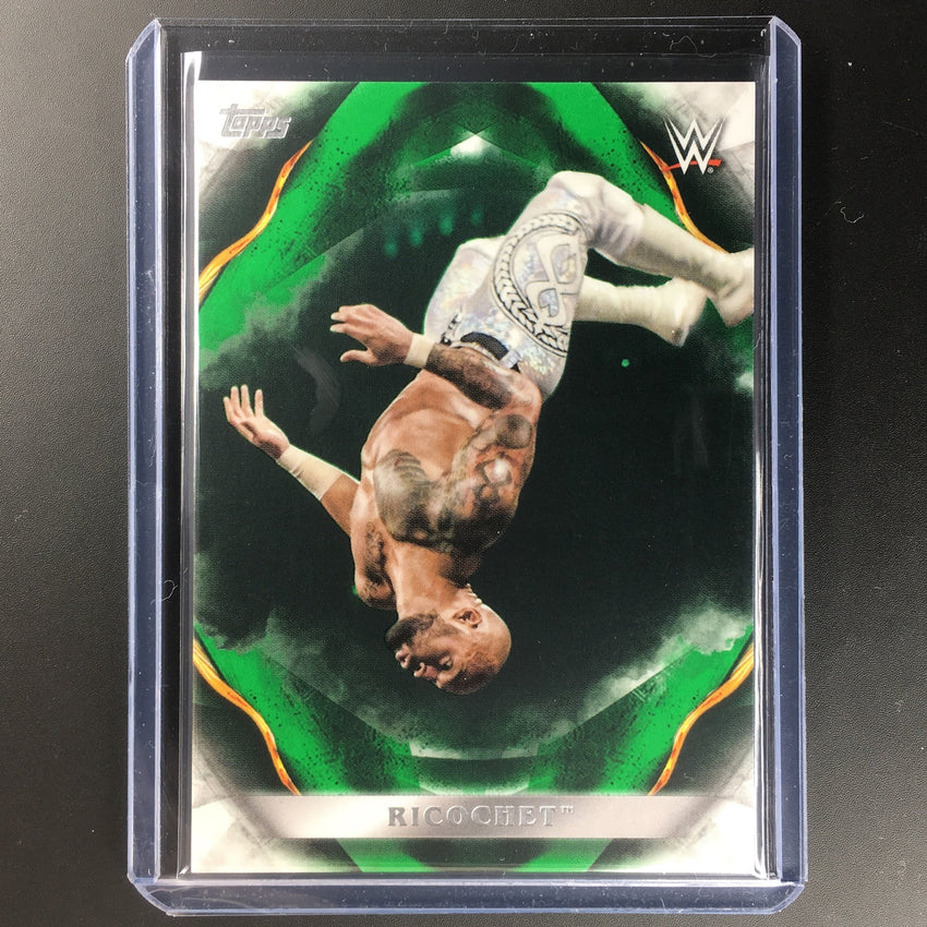 2019 WWE Undisputed RICOCHET Green 43/50-Cherry Collectables