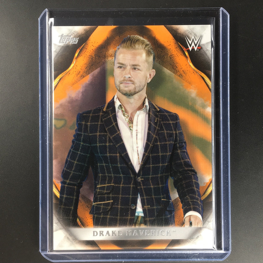 2019 WWE Undisputed DRAKE MAVERICK Orange 67/99-Cherry Collectables