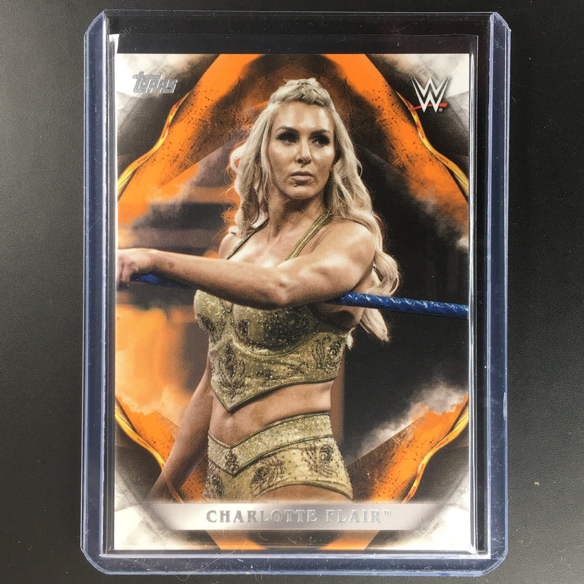 2019 WWE Undisputed CHARLOTTE FLAIR Orange 46/99-Cherry Collectables