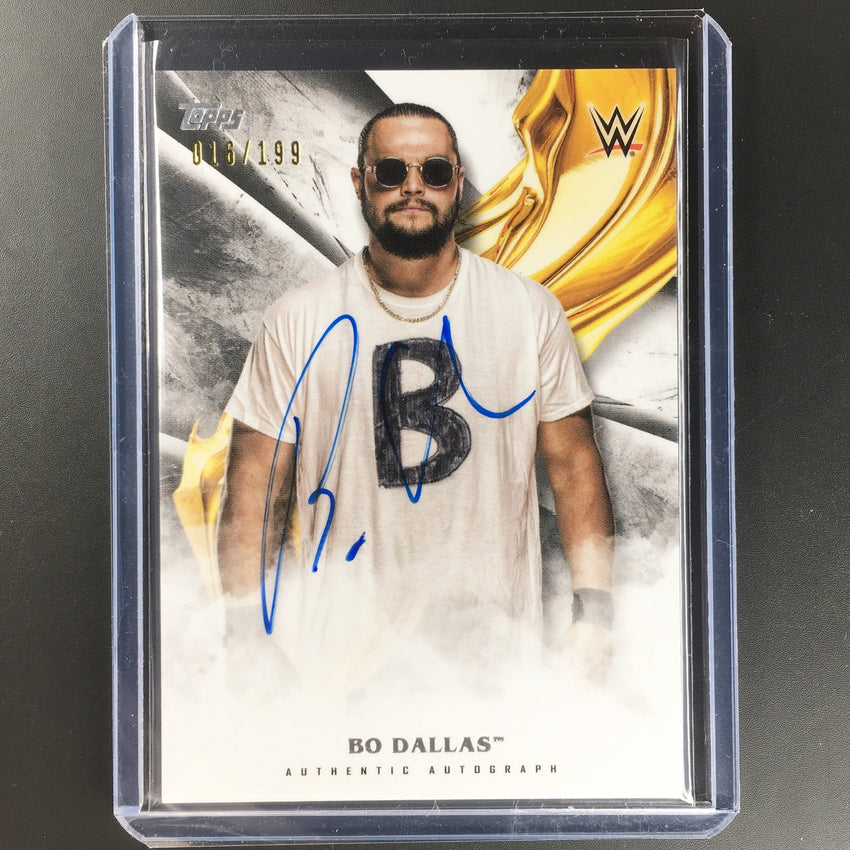 2019 WWE Undisputed CURTIS AXEL Auto 50/199-Cherry Collectables