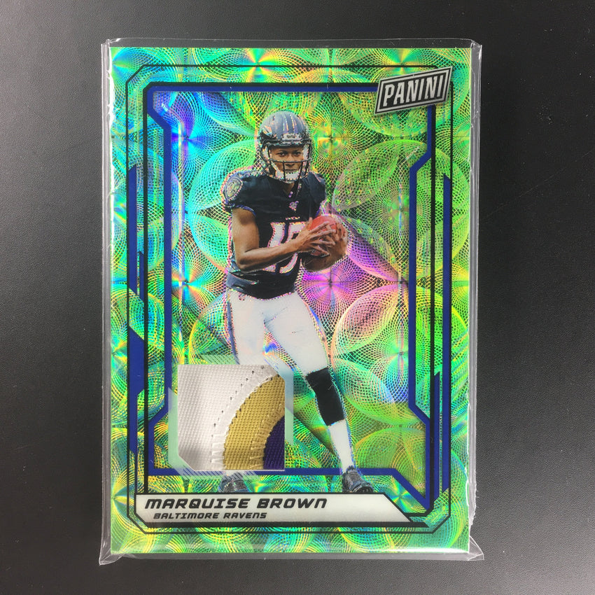 2019 National MARQUISE BROWN Rookie Patch Green 21/25-Cherry Collectables