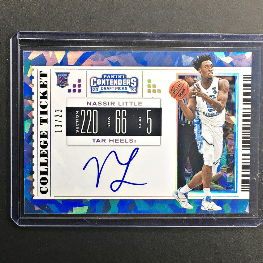 2019 Contenders Draft Picks NASSIR LITTLE College Ticket Auto 13/23-Cherry Collectables