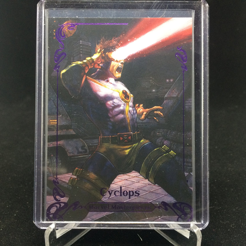 2018 Marvel Masterpieces CYCLOPS #66 Tier 3 Purple /199-Cherry Collectables
