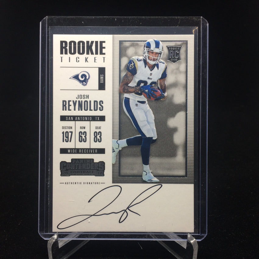 2017 Contenders JOSH REYNOLDS RC Rookie Ticket Auto-Cherry Collectables