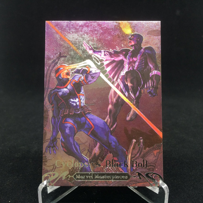 2018 Marvel Masterpieces CYCLOPS vs. BLACK BOLT Battle Spectra BS-15-Cherry Collectables