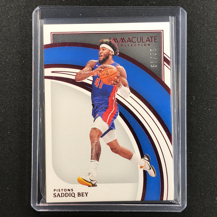 2021-22 Immaculate Saddiq Bey Base Red 18/49