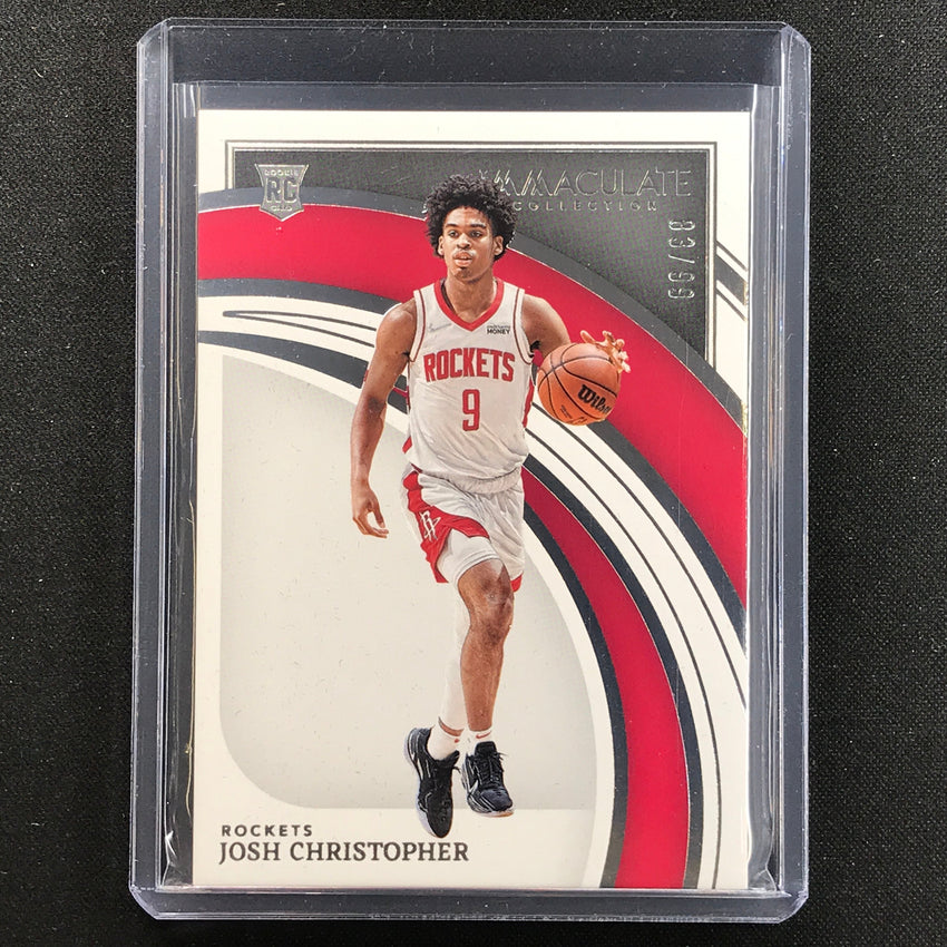 2021-22 Immaculate Josh Christopher Rookie Base Silver 83/99