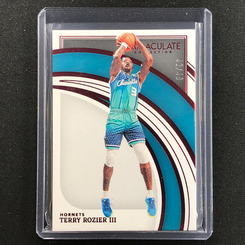 2021-22 Immaculate Terry Rozier Iii Base Red 43/49