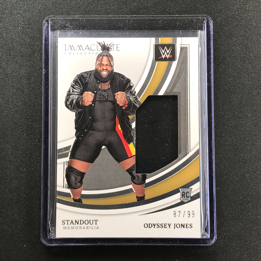 2022 Immaculate Odyssey Jones Rookie Standout Memorabila Relic 87/99