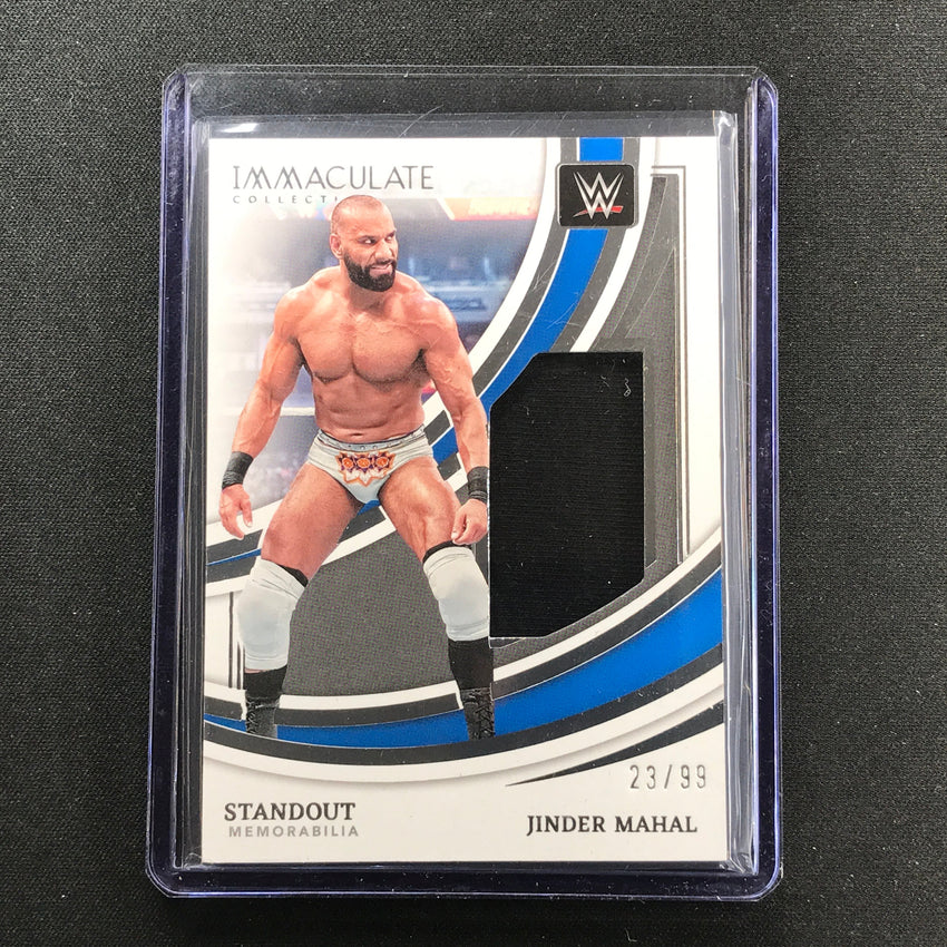 2022 Immaculate Jinder Mahal Standout Memorabila Relic 23/99
