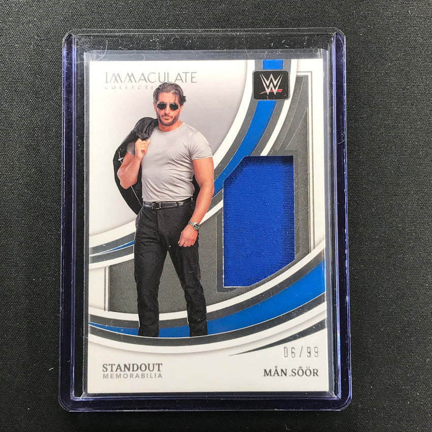2022 Immaculate Man Soor Standout Memorabila Relic 6/99