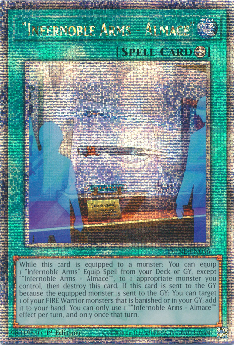 Infernoble Arms - Almace - DUNE-EN056 - Quarter Century Secret Rare 1st Edition