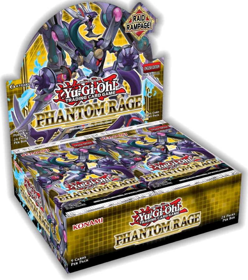 YU-GI-OH! TCG Phantom Rage Booster Box-Cherry Collectables