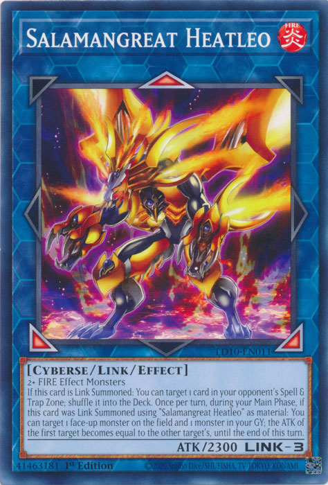 Salamangreat Heatleo - LD10-EN011 - Common 1st Edition