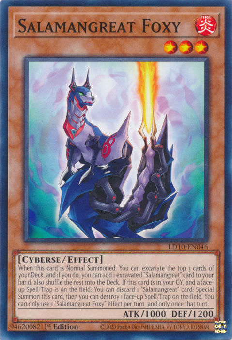 Salamangreat Foxy - LD10-EN046 - Common 1st Edition