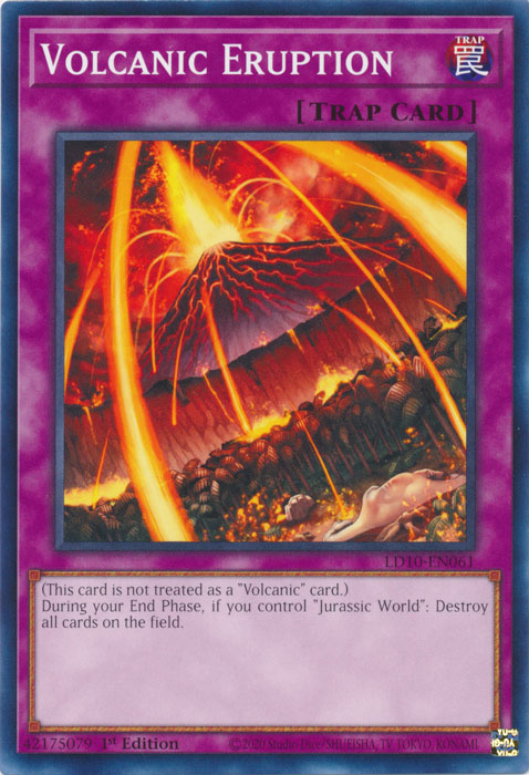 Volcanic Eruption - LD10-EN061 - Common 1st Edition