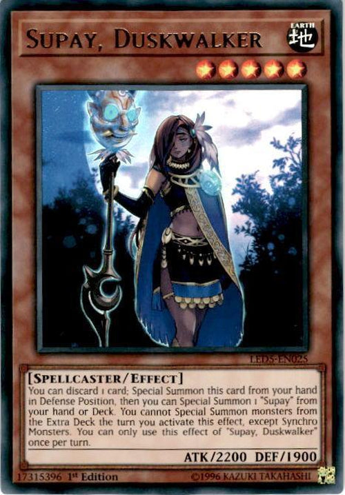 Supay, Duskwalker - LED5-EN025 - Ultra Rare 1st Edition-Cherry Collectables