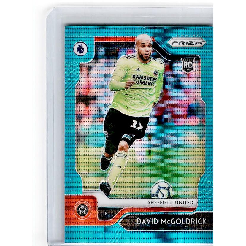 2019-20 Prizm EPL Breakaway Soccer DAVID MCGOLDRICK Rookie Teal Prizm 5/35-Cherry Collectables