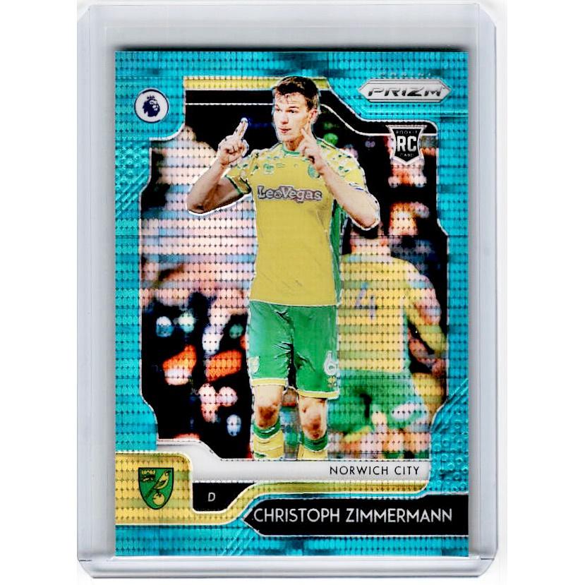 2019-20 Prizm EPL Breakaway Soccer CHRISTOPH ZIMMERMANN Rookie Teal Prizm 1/35-Cherry Collectables