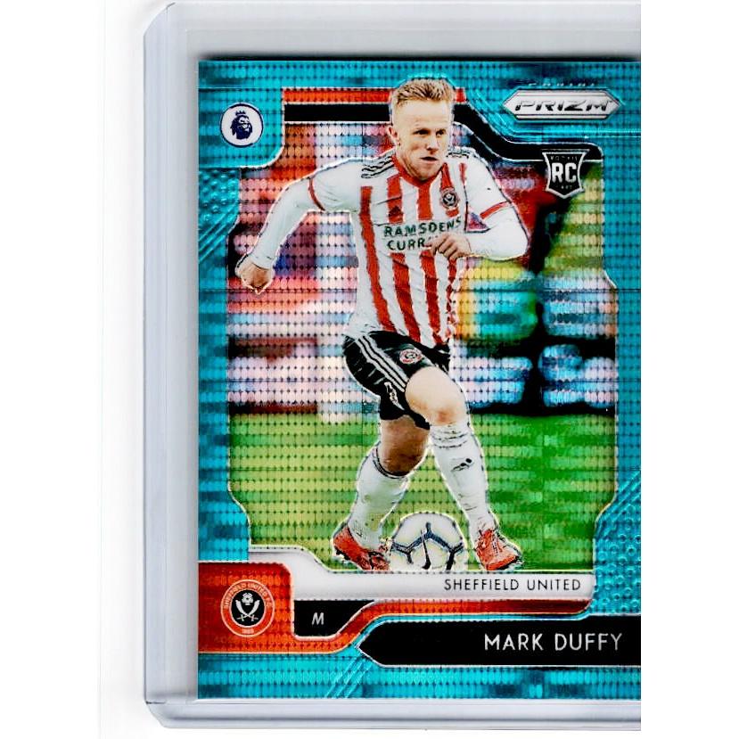2019-20 Prizm EPL Breakaway Soccer MARK DUFFY Rookie Teal Prizm 23/35-Cherry Collectables