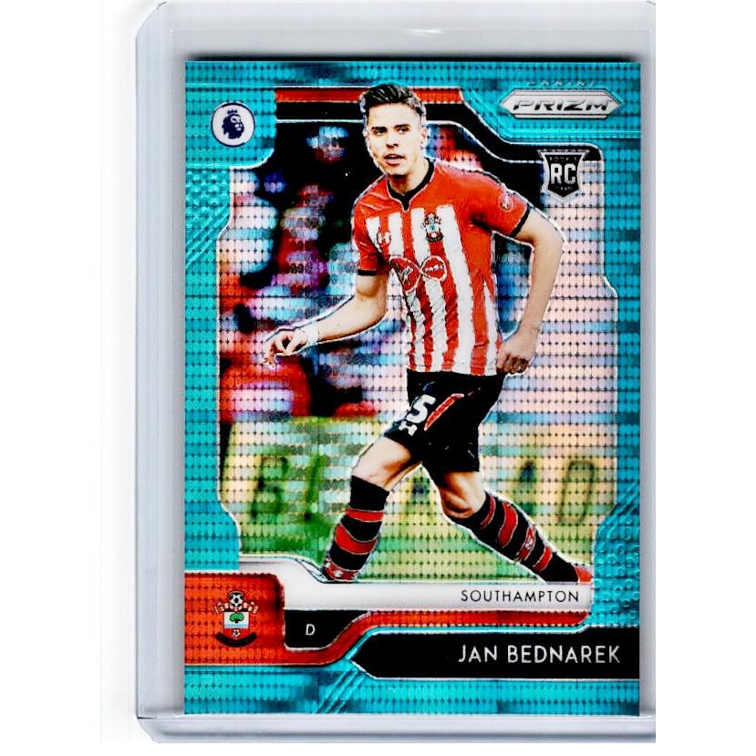 2019-20 Prizm EPL Breakaway Soccer JAN BEDNAREK Rookie Teal Prizm 29/35-Cherry Collectables