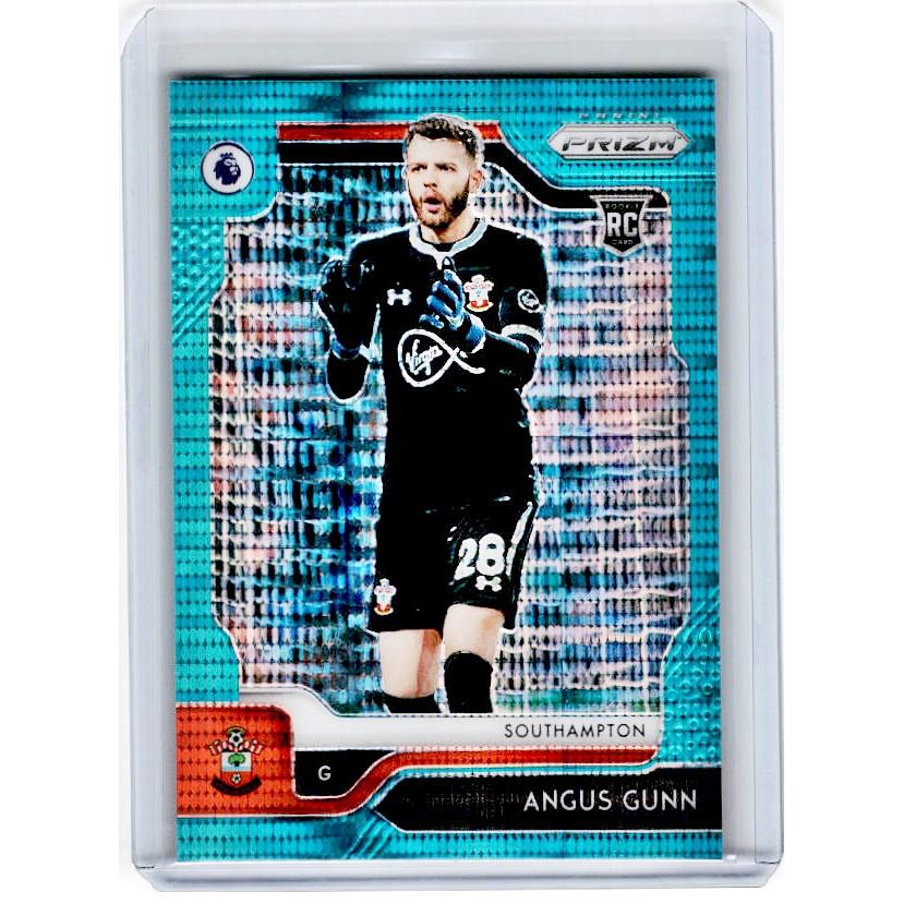 2019-20 Prizm EPL Breakaway Soccer ANGUS GUNN Rookie Teal Prizm 28/35-Cherry Collectables
